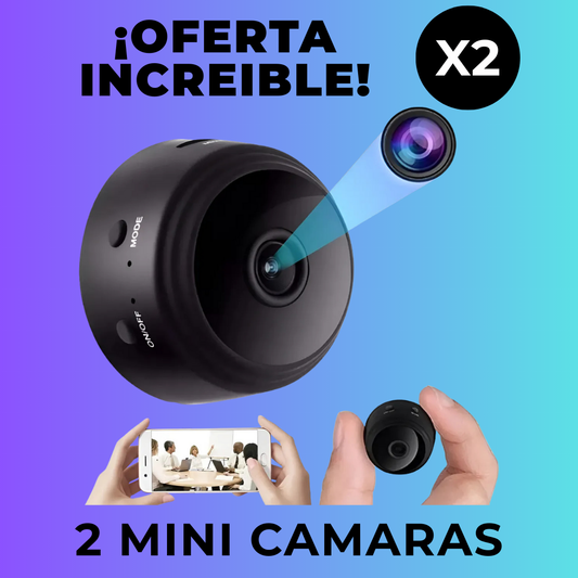 Super pack espia, 2 minicamaras A9